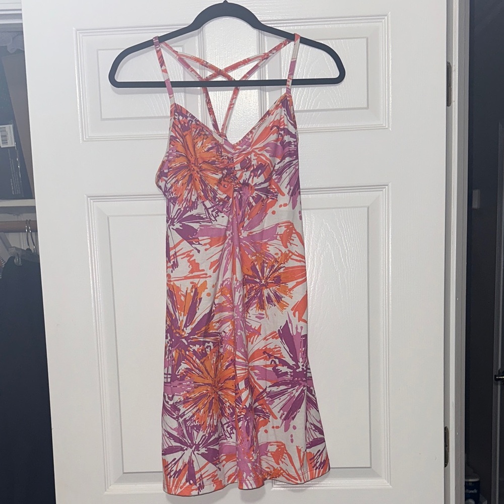 Prana Orange and Purple Sundress